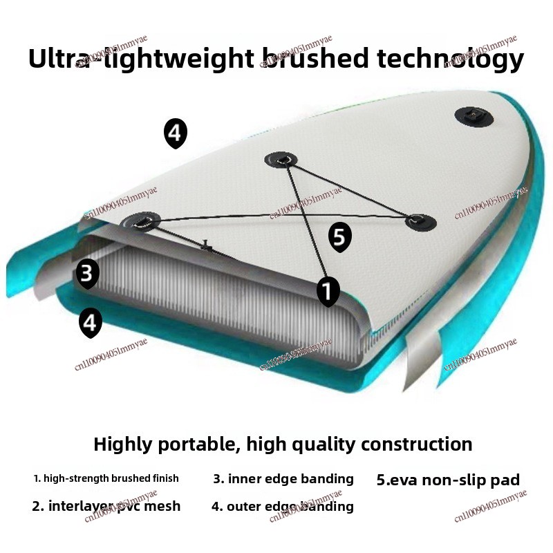 New Inflatable PVC Stand Up Pa - огляд і ціна Aquatic Sports Activities